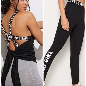 Final price drop! Cute workout set NEW